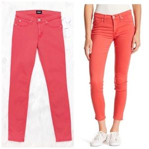Hudson Jeans Natalie Ankle Skinny Size 26 New Red